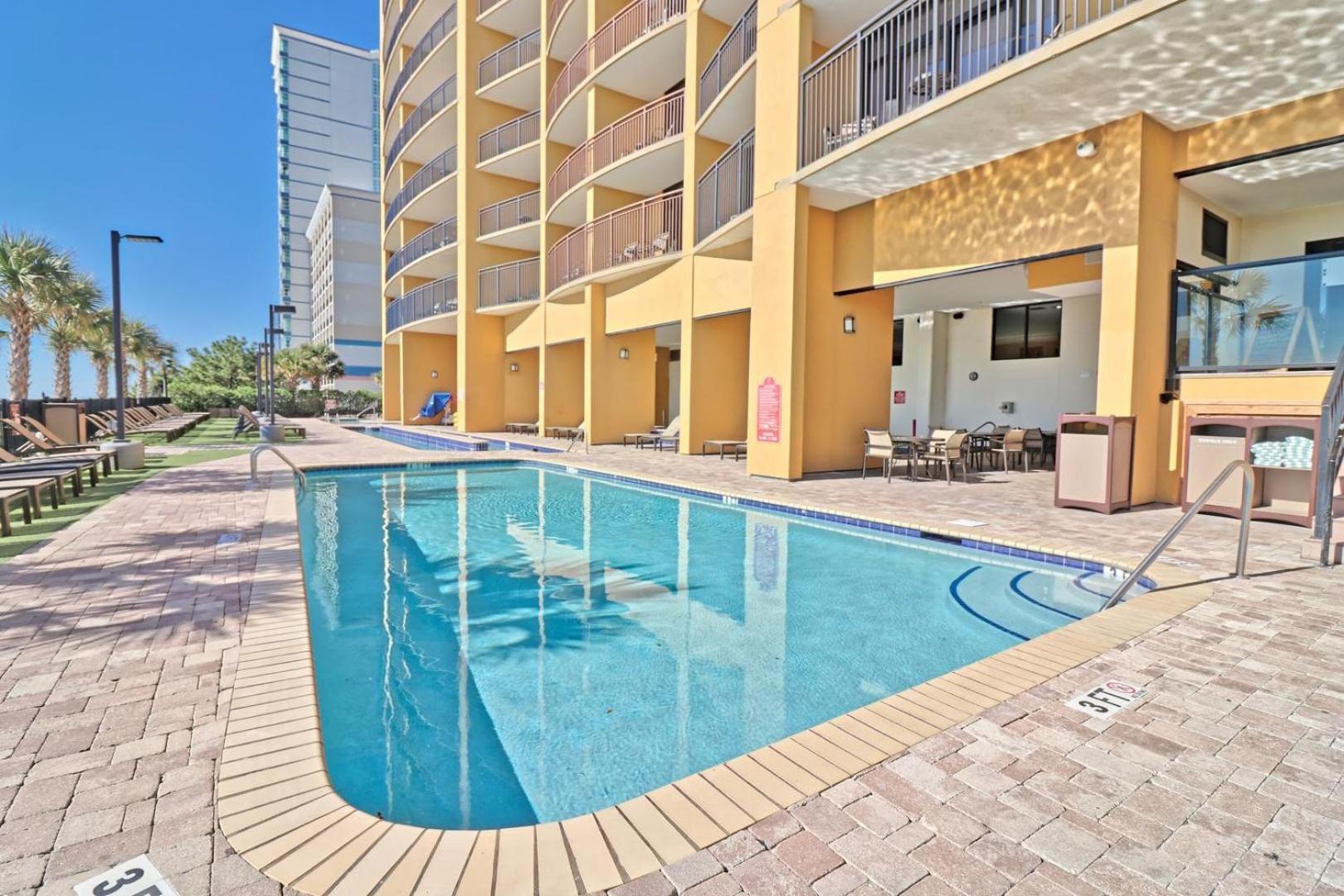 Beautiful Warm Ocean View Beach Condo With Pool เมอร์เทิลบีช ภายนอก รูปภาพ